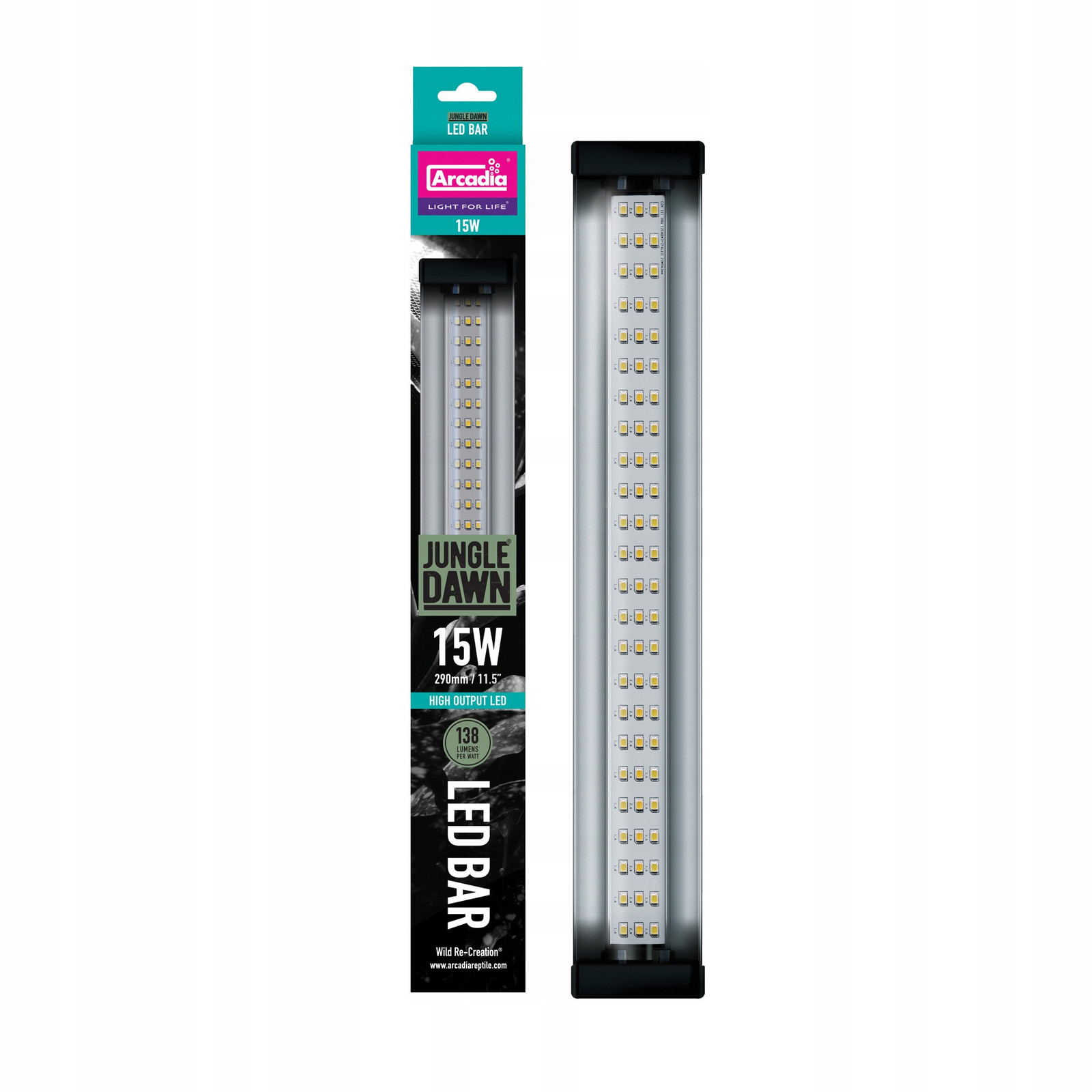 Arcadia Reptile Jungle Dawn Led Bar 15W (290mm) Led lampa do terária
