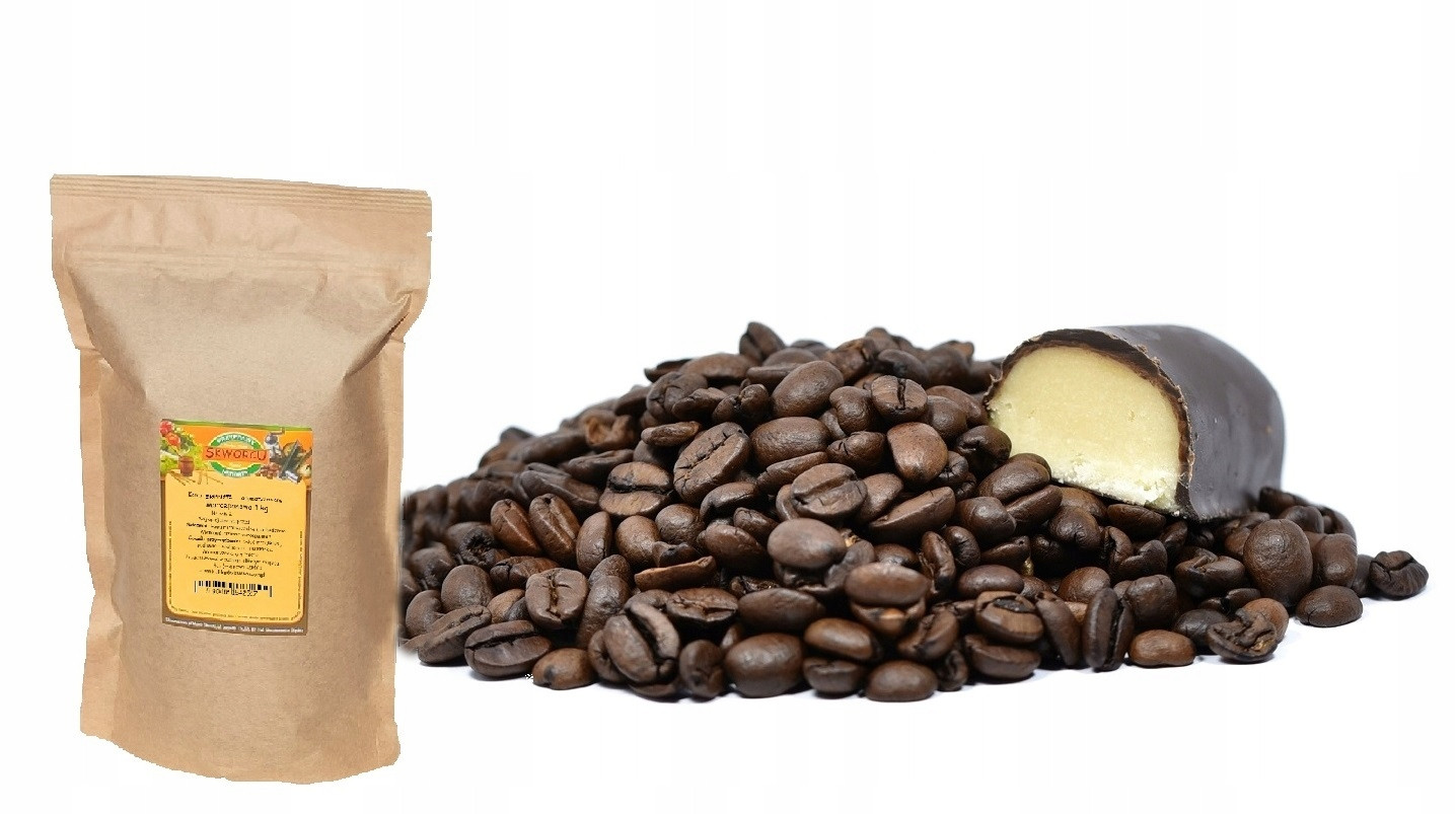 Káva Marcipánová zrnková 1 kg Velké Balení Skworcu