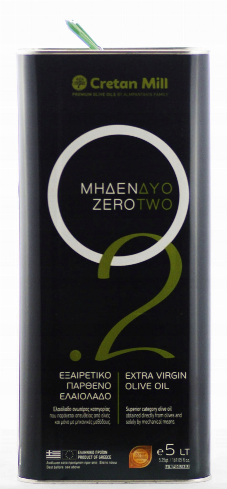 ZERO.2 Extra panenský olej Koroneiki z Kréty 5 l