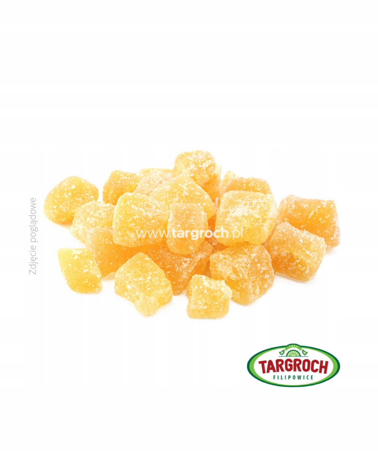 Zázvor kandovaný kostka 5 kg do čaje přesnídávka 5000 g Targroch