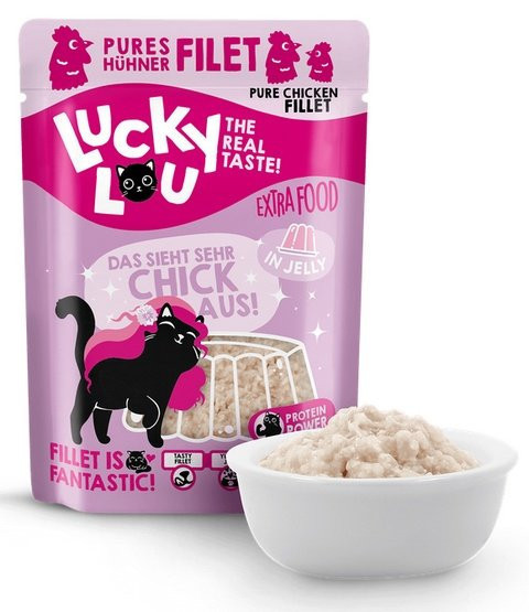 Lucky Lou Extrafood Kuře v želé Set kapsička 12 x 70 g