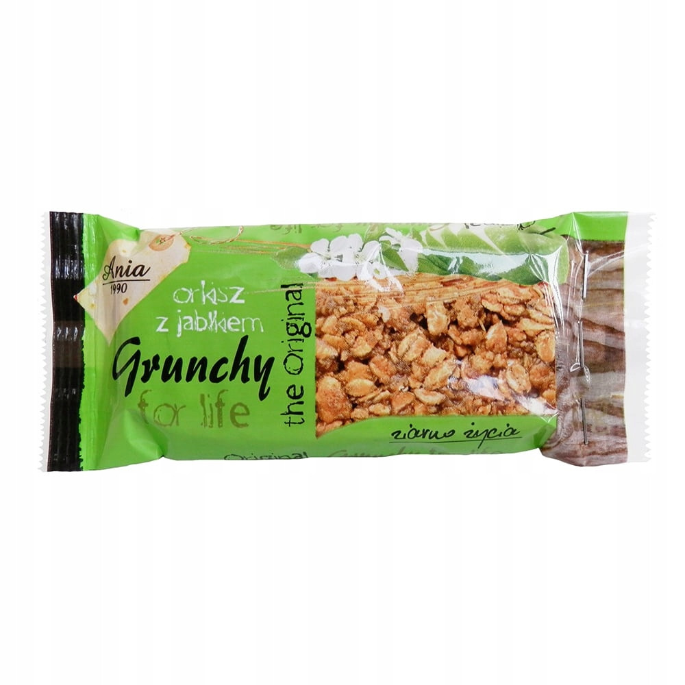 Ania Tyčinka Grunchy s jablkem 65 g Set: 20 ks