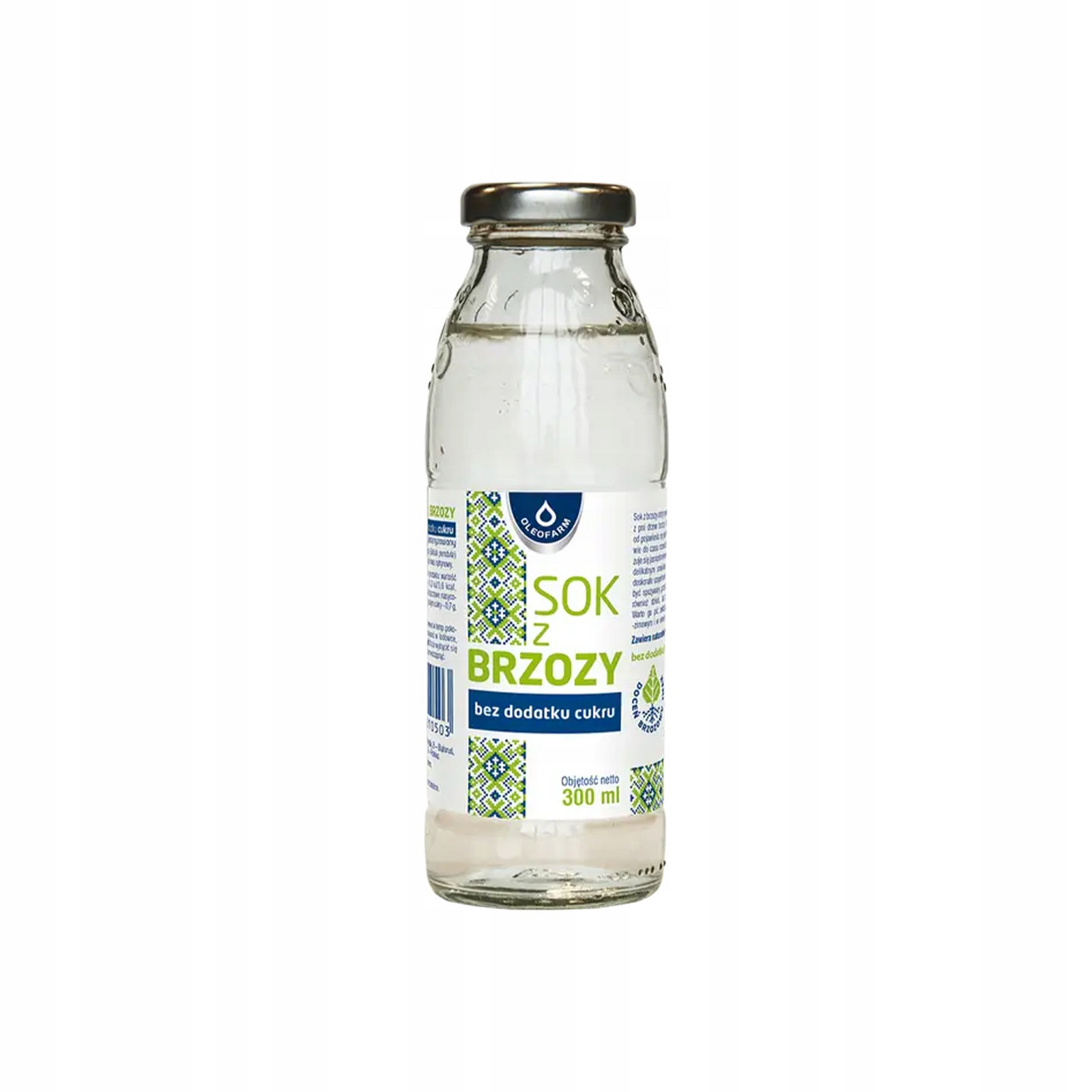 Oleofarm Březová šťáva bez přidaného cukru Bio 300 ml Set: 15 ks