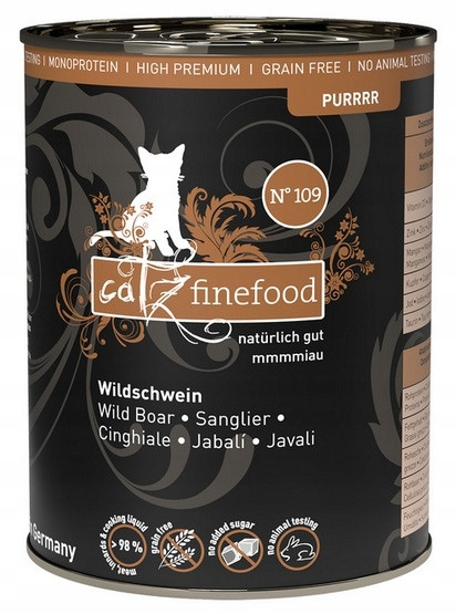 Catz Finefood Purrrr N.109 Divoká konzerva Set 12x400g