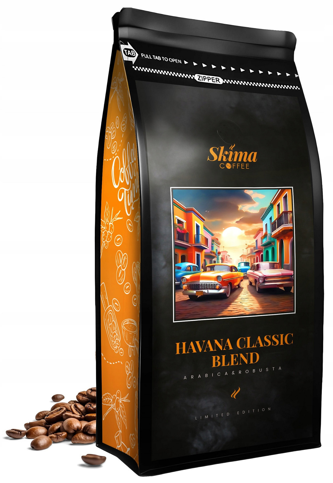 Káva zrnková 1 kg Havana Classic Blend (limited Edition) do kávovaru+BONUS