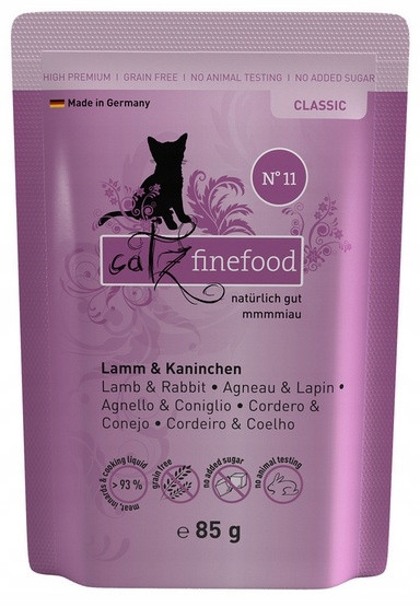 Catz Finefood Classic N.11 Jehněčí a králík sáček Set 16x85g