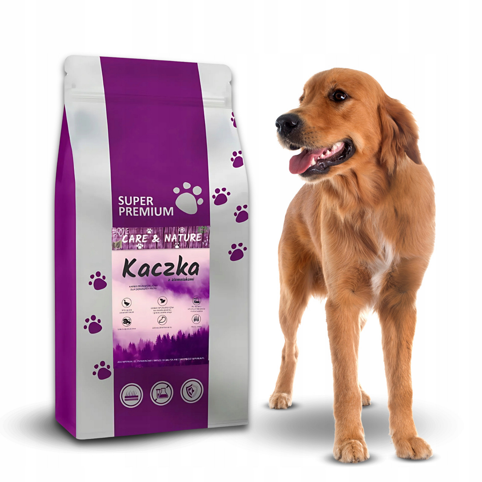 Suché Krmivo pro psy Care and Nature Sp Kachna s bramborami Bezobilná 12 kg