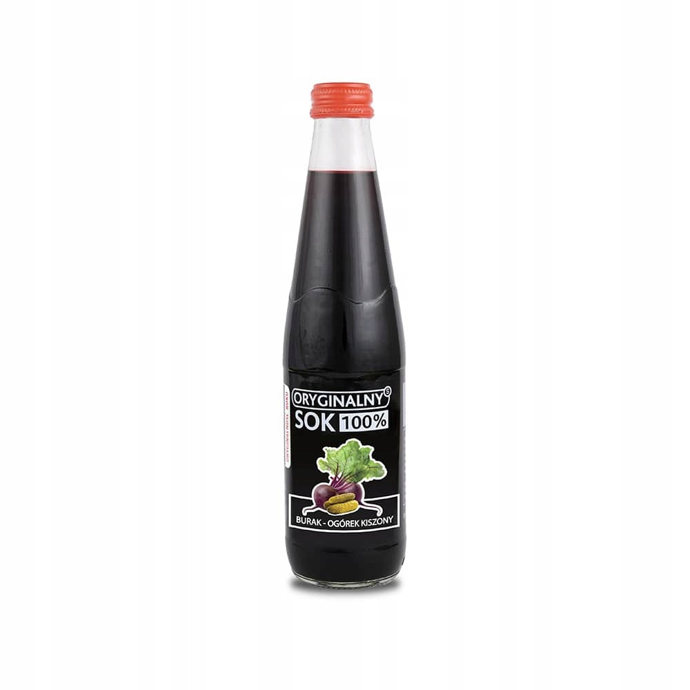 Šťáva červená řepa – okurka kysaná 100% 330 ml Set: 12 ks