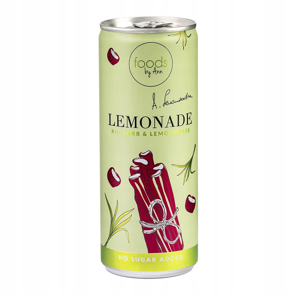 Foods By Ann Limonáda Rebarbora & Tráva citronová 250 ml Set: 24 ks