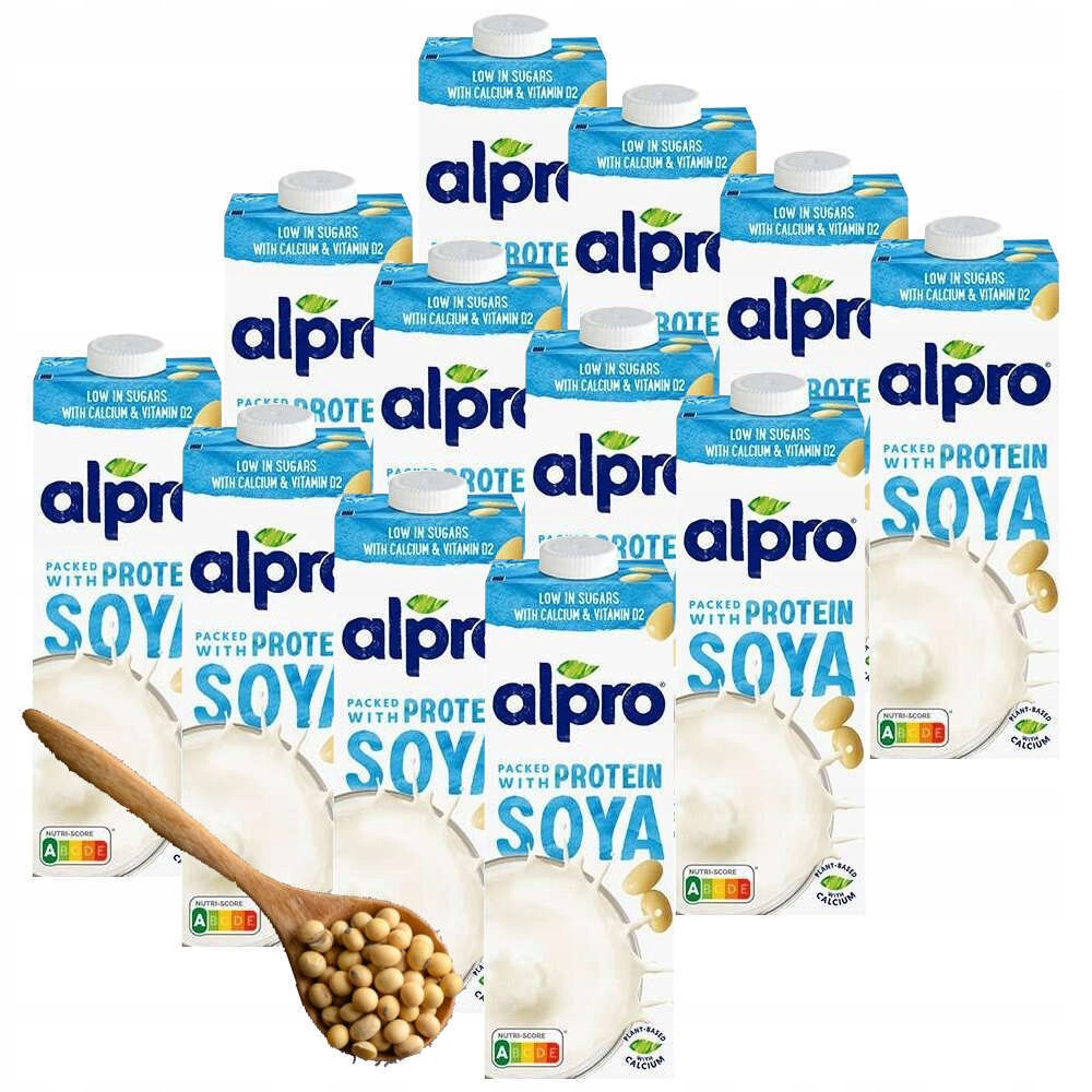 Rostlinný nápoj Alpro Protein Soya Sojový s vápníkem a vitamíny 12x1l