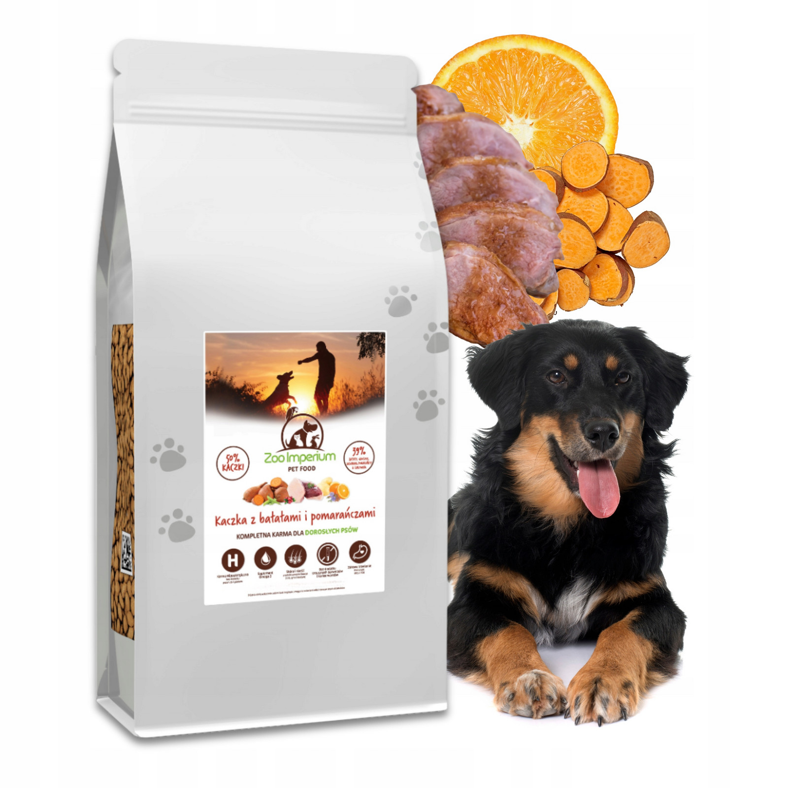 Suché Krmivo pro psa Zoo Imperium Grain Free Bezobilná kachna Batáty 6 kg