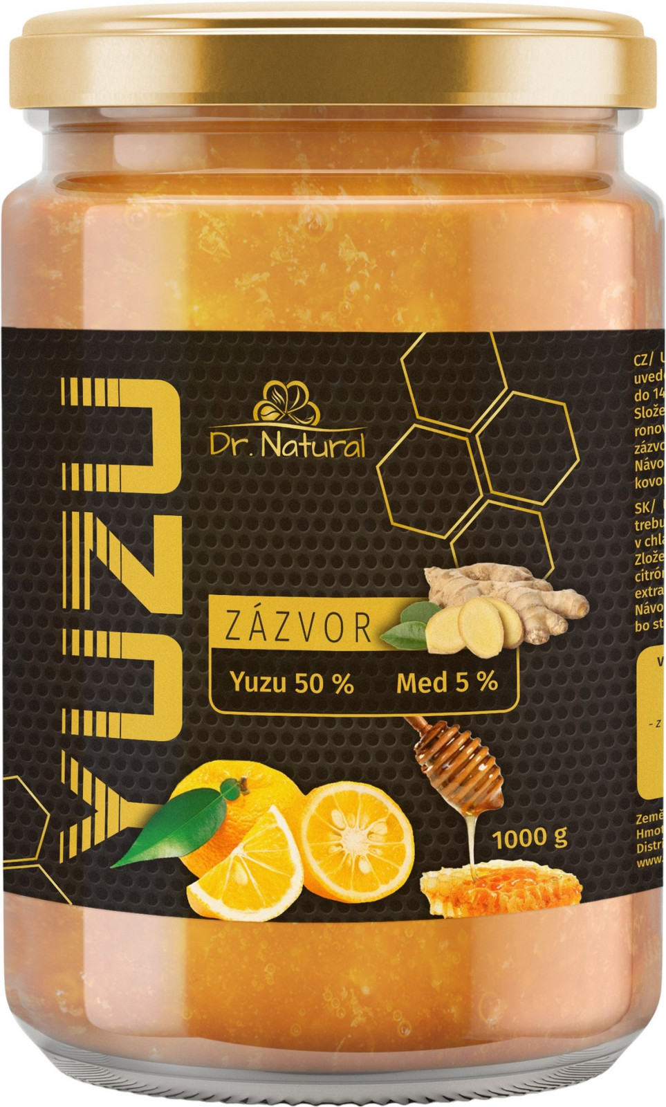 DR.NATURAL YUZU + Med + Ginger Tea 1000 g