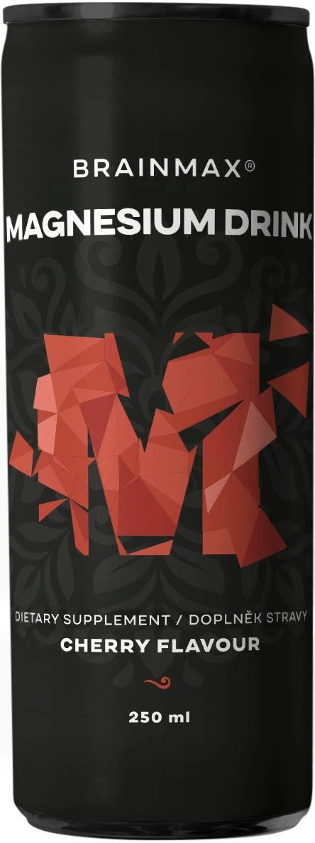 BRAINMAX Magnesium drink, hořčík, třešeň 250 ml