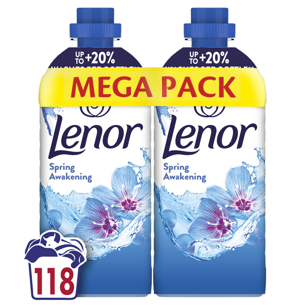 LENOR Aviváž, Spring Awakening, 118 praní, 2 x 1239 ml