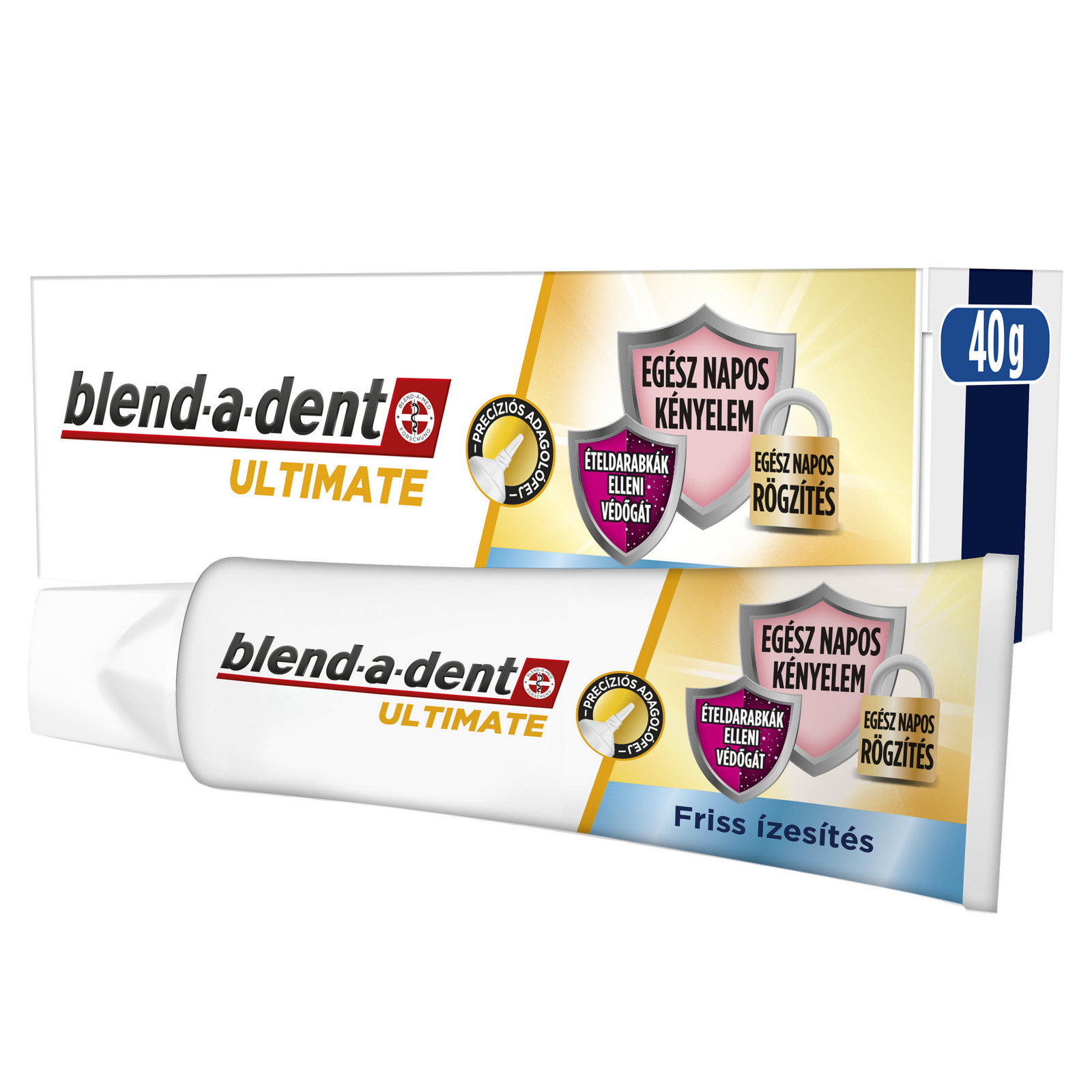 BLEND-A-DENT Fixační krém ultimate fresh pro úplné a částečné zubní náhrady 40 g
