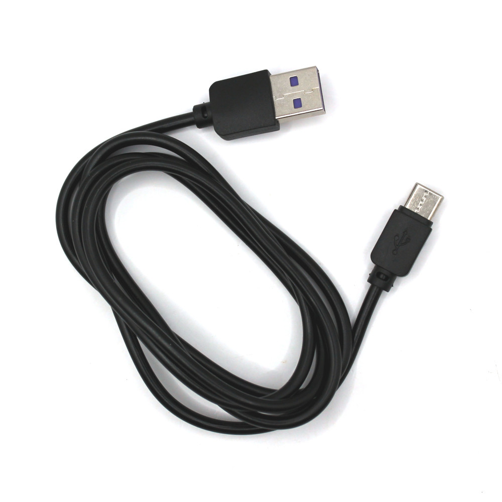 Datový a nabíjecí kabel USB-C/USB-A, 1m, černý