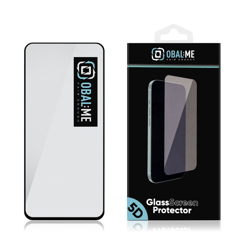 Tvrzené sklo OBAL:ME 5D pro Motorola Moto G15/G15 Power, černá