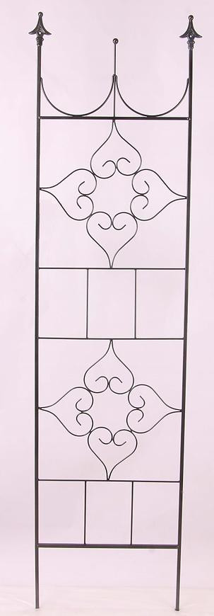 Zdobená mřížová opora pro rostliny 180x48cm