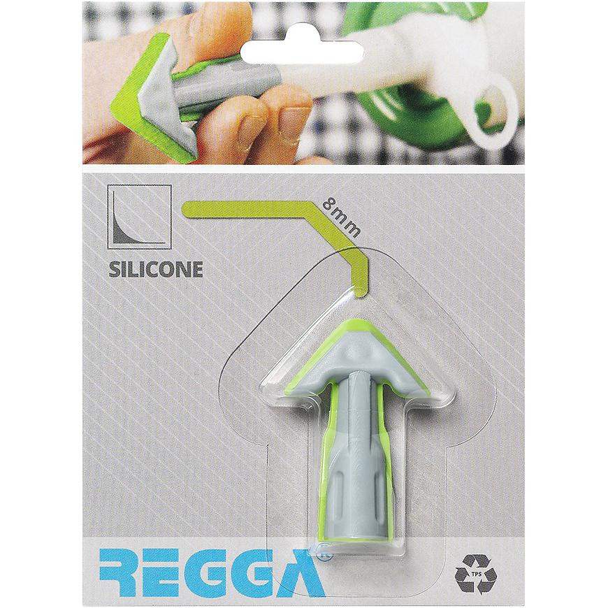 Aplikační špička na silikon Regga zalená 8 mm oblá