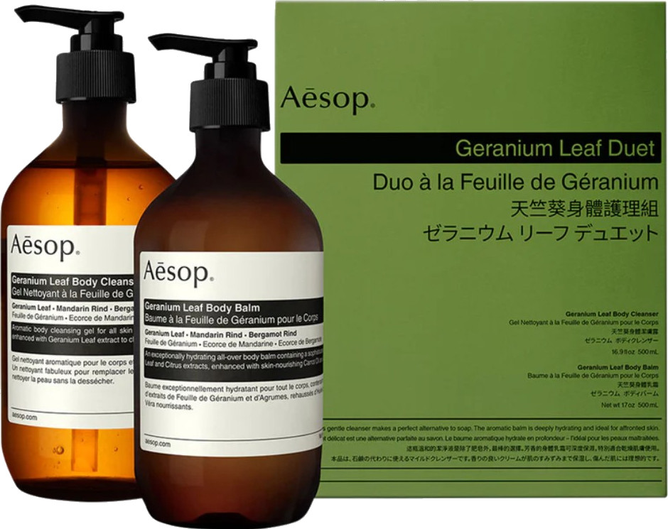 Aesop Dárková sada tělové péče Geranium Leaf Duet