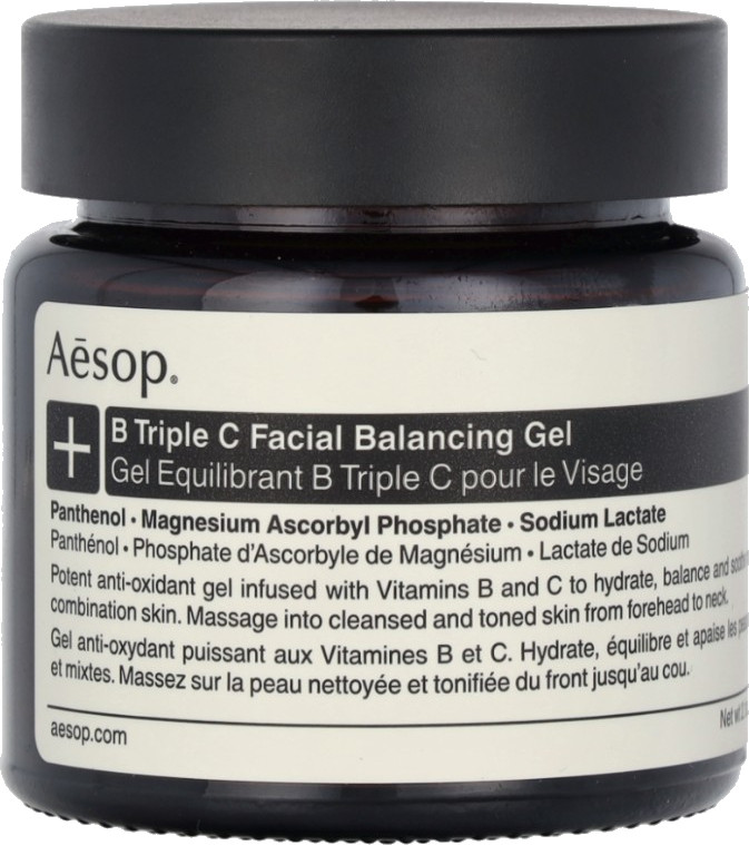 Aesop Hydratační gel pro sjednocenou a zářivou pleť B Triple C (Facial Balancing Gel) 60 ml