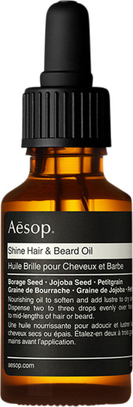 Aesop Vyživující olej pro vlasy i vousy Shine Hair and Beard Oil 25 ml