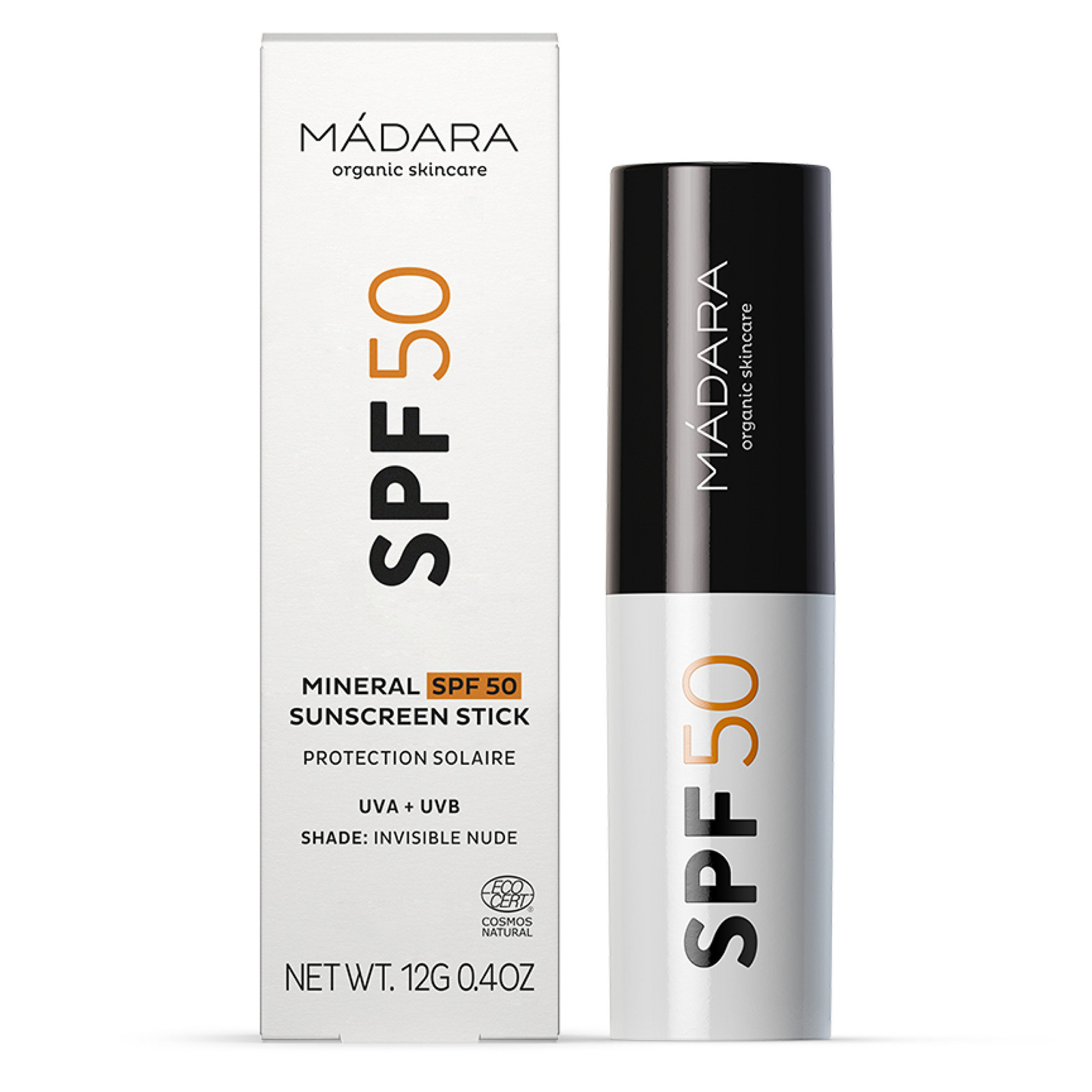 MÁDARA Minerální opalovací tyčinka SPF 50 (Sunscreen Stick) 12 g