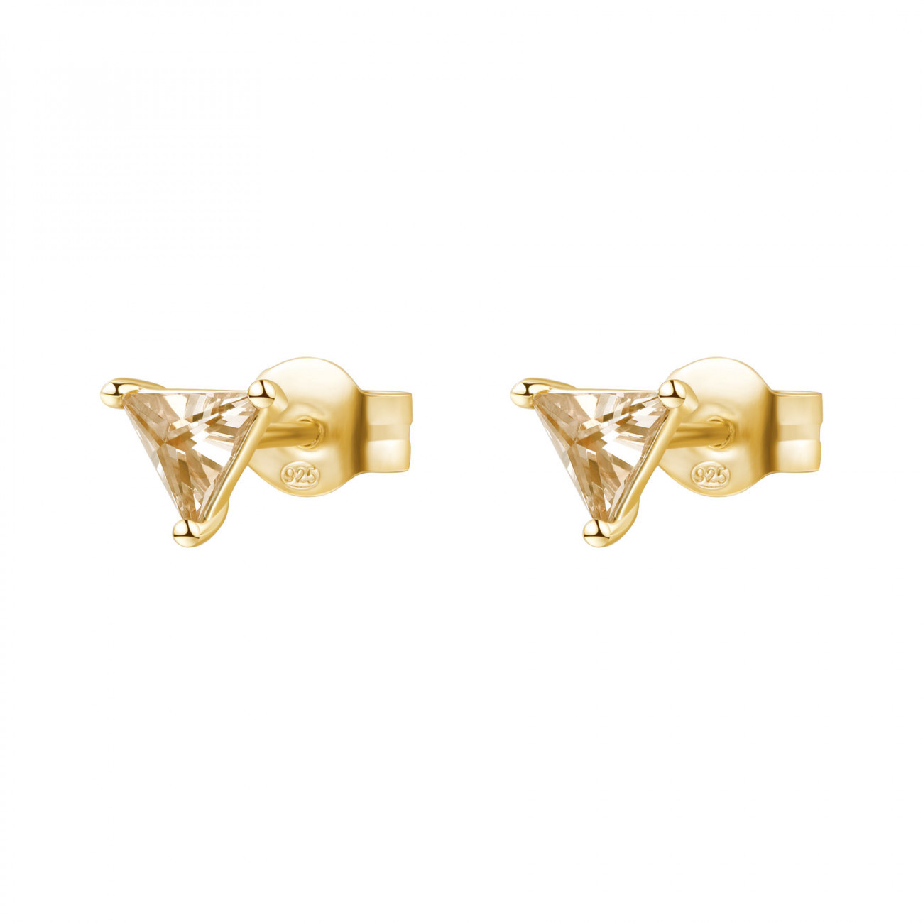 Rosato Minimalistické pozlacené náušnice pecky Vittoria RZVT22