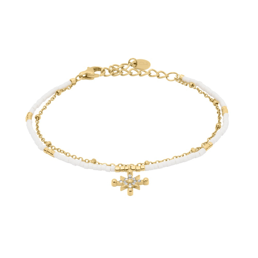 Pierre Lannier Dvojitý půvabný náramek pro ženy Antharea BJ25A8211