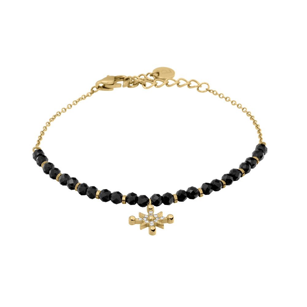 Pierre Lannier Okouzlující pozlacený náramek s hvězdičkou pro ženy Antharea BJ25A5231