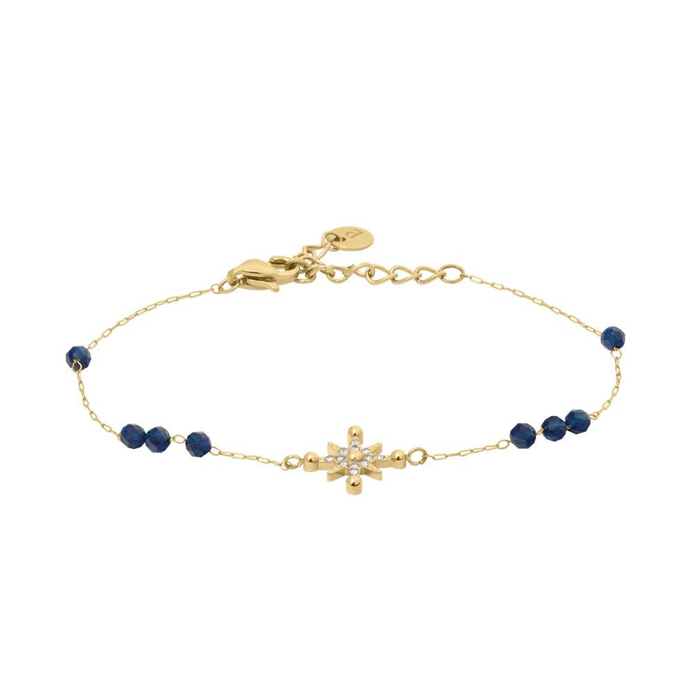 Pierre Lannier Dámský pozlacený náramek s krystaly Antharea BJ25A1261