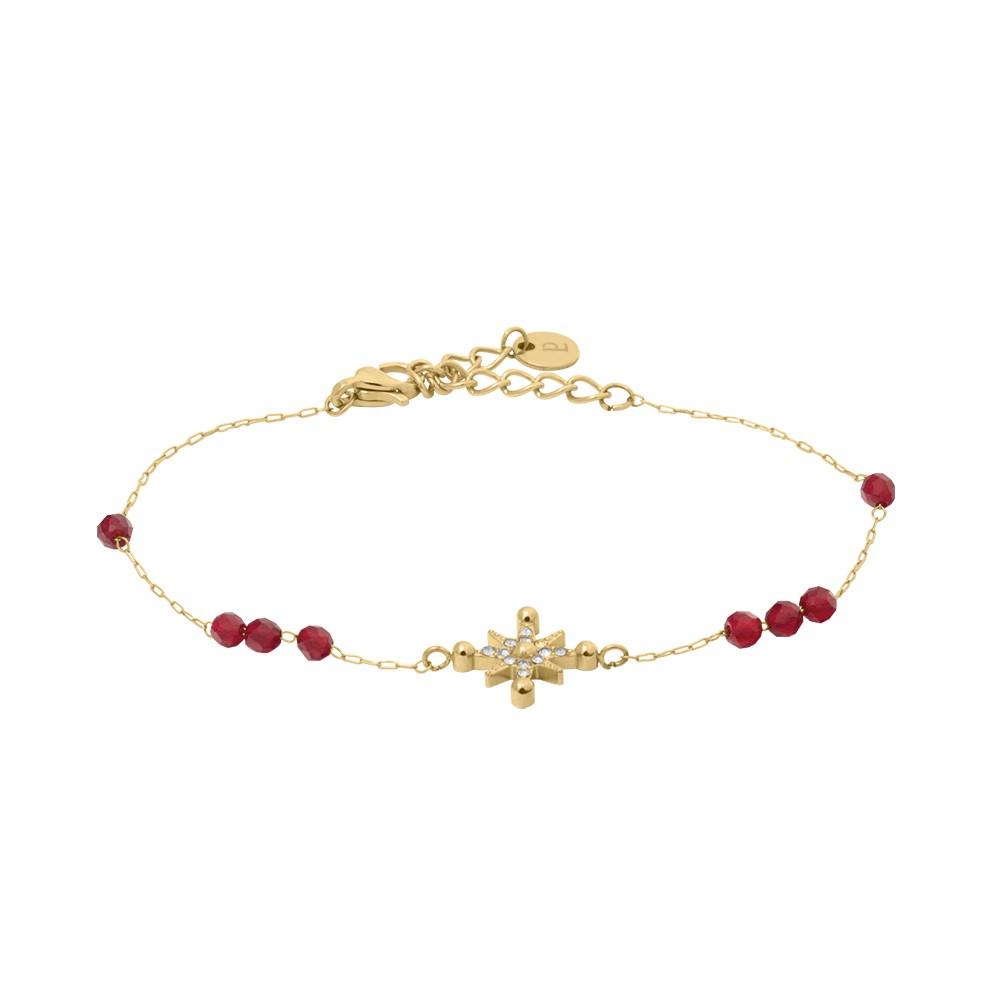 Pierre Lannier Elegantní dámský náramek s krystaly Antharea BJ25A1251