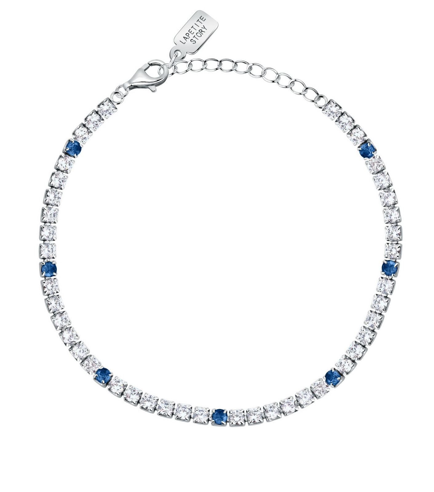 La Petite Story Stříbrný tenisový náramek pro ženy Silver LPS05AWV49