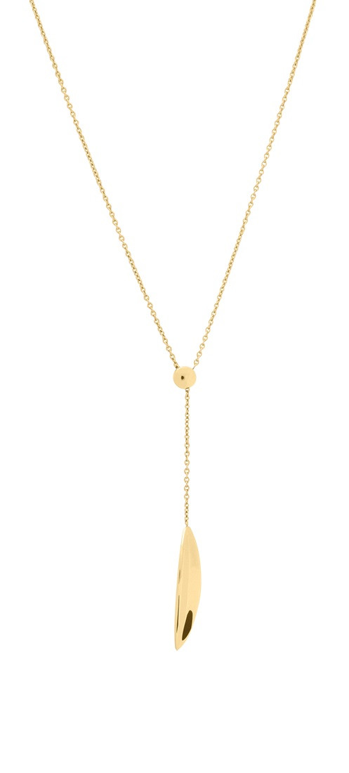 Pierre Lannier Elegantní náhrdelník z pozlacený oceli Entasis BJ20A0201