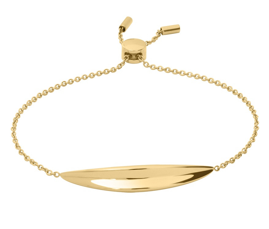 Pierre Lannier Minimalistický pozlacený náramek Entasis BJ20A1201