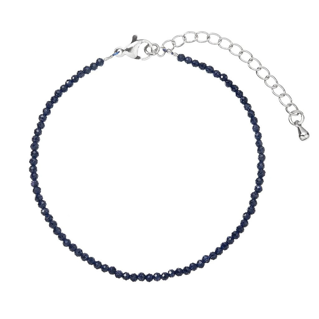 Evolution Group Korálkový náramek s blue sandstone kameny 43055.3 blue sandstone