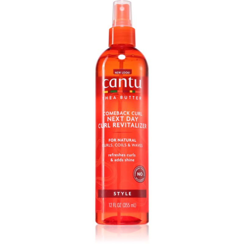 CANTU Shea Butter Curl Next Day sprej pro nedbalé plážové vlny 355 ml