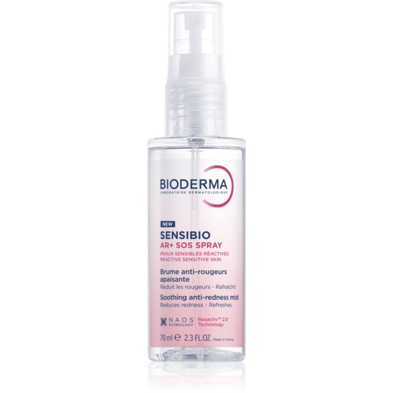 Bioderma Sensibio AR+ SOS Spray zklidňující sprej proti začervenání pleti 70 ml