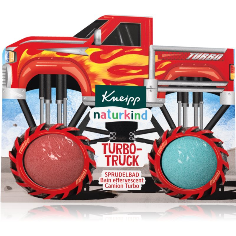 Kneipp Turbo Truck koupelová bomba pro děti 2 ks