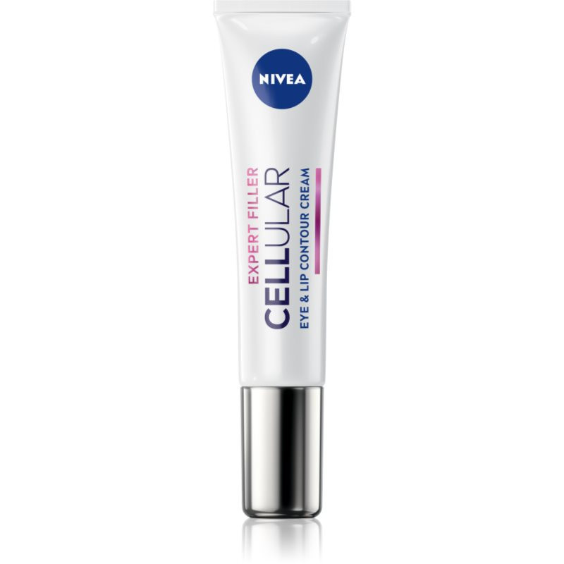 NIVEA Cellular Expert Filler zpevňující krém na kontury očí a rtů s kyselinou hyaluronovou 15 ml