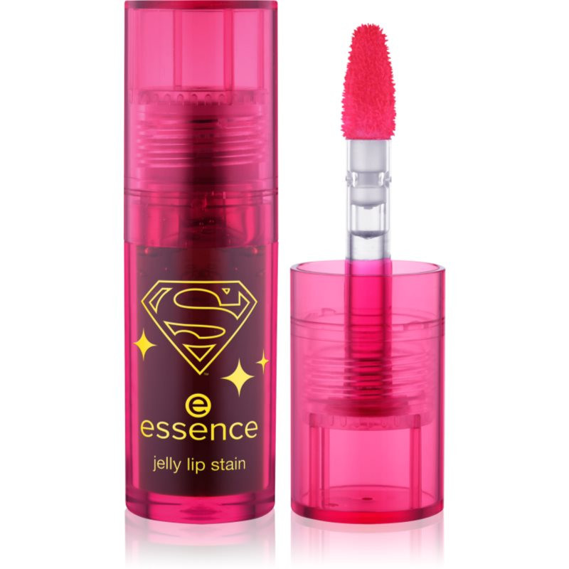 essence Superman barva na rty s gelovou texturou odstín 01 Wham! 4 g