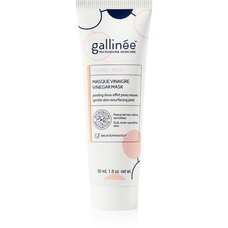 Gallinée SKIN CARE Vinegar Mask exfoliační maska pro rozjasnění a vyhlazení pleti 50 ml