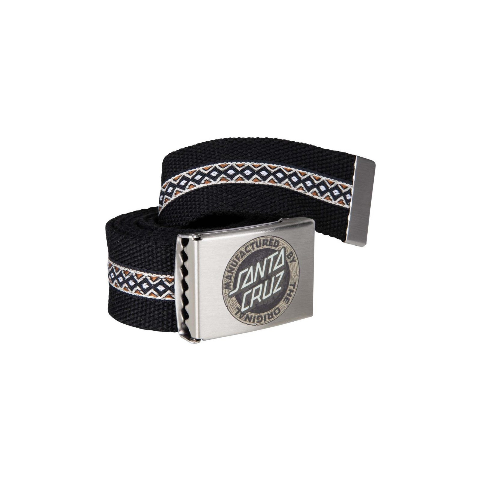 pásek SANTA CRUZ - Carved MFG Belt Black (BLACK)