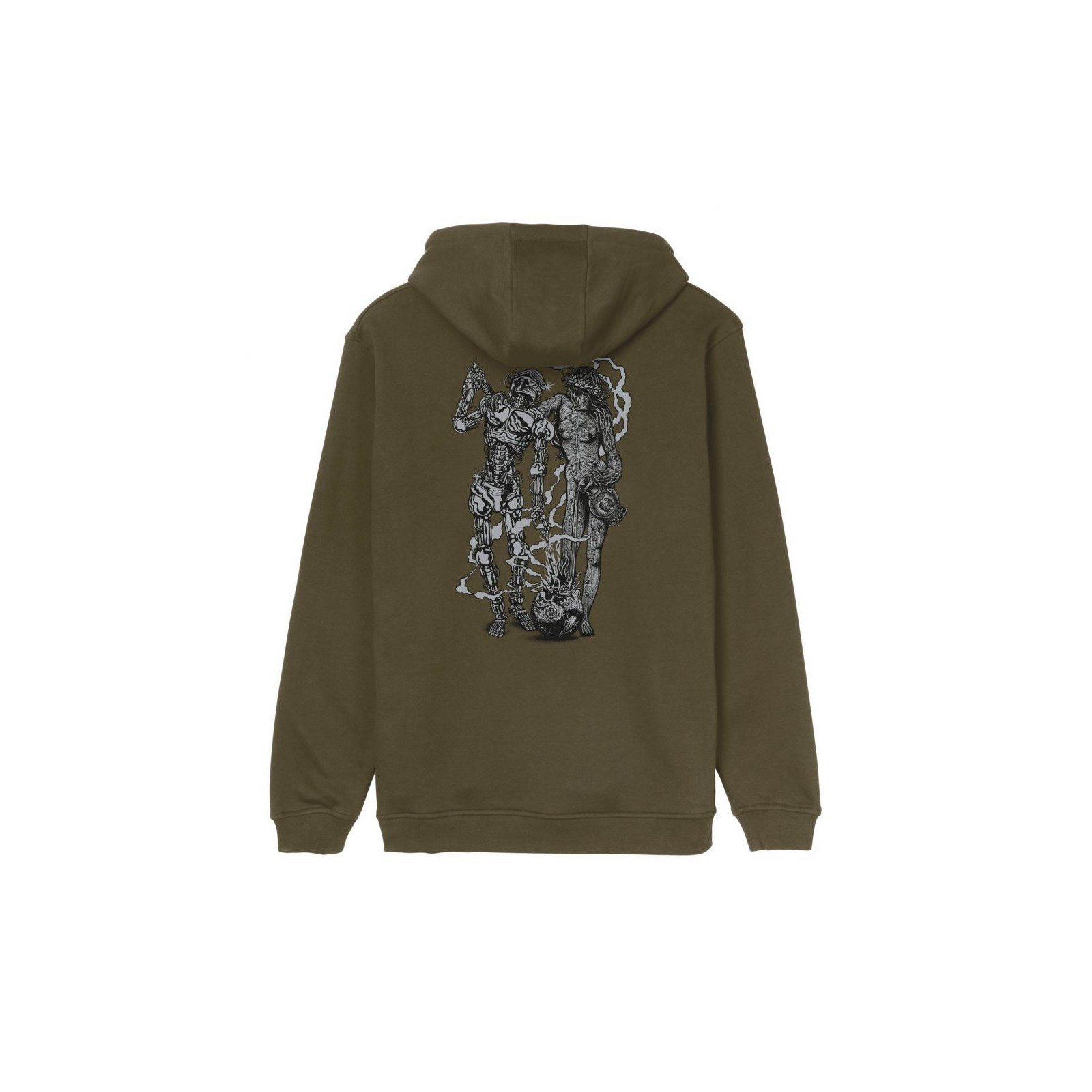 mikina SANTA CRUZ - Wooten Duo Zip Hood Uniform Green (UNIFORM GREEN)