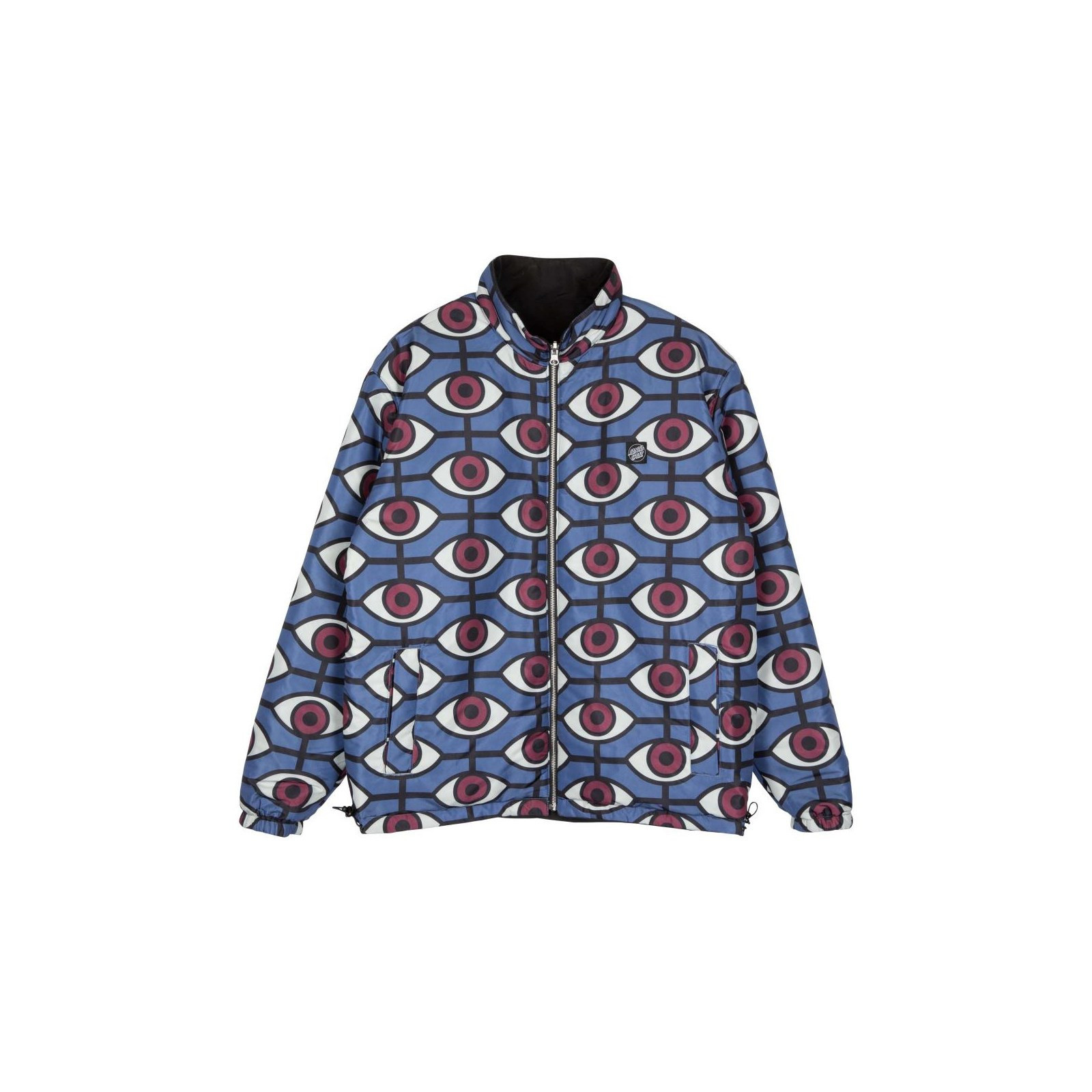 bunda SANTA CRUZ - Mimic Reversble Jacket Black/Salba Eyes (BLACK SALBA EYES)