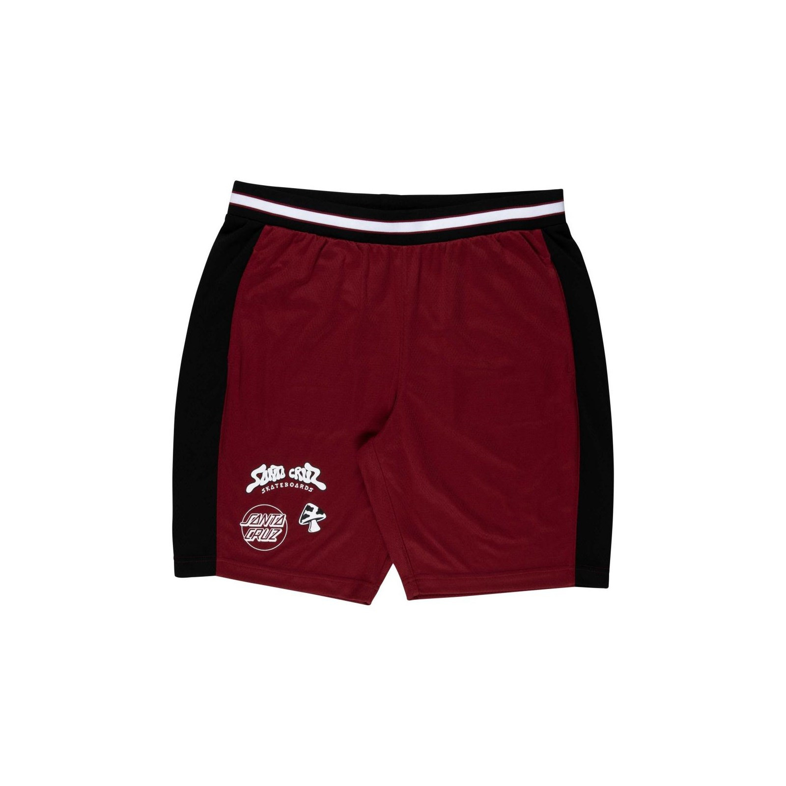 kraťasy SANTA CRUZ - Winkowski Ocho Mesh Shorts Black/Dark Rust (BLACK DARK RUST)