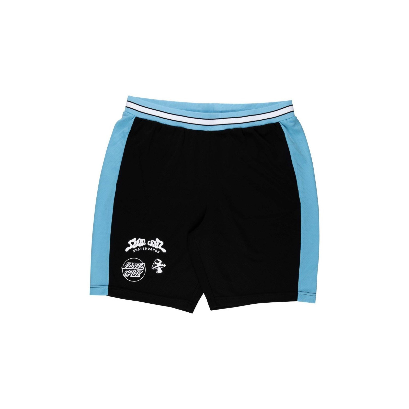 kraťasy SANTA CRUZ - Winkowski Ocho Mesh Shorts Pool Blue/Black (POOL BLUE BLACK)