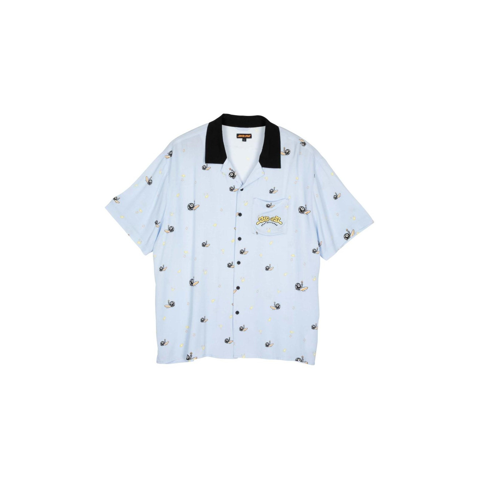 košile SANTA CRUZ - Winkowski Surf SS Shirt Fresh Blue (FRESH BLUE)