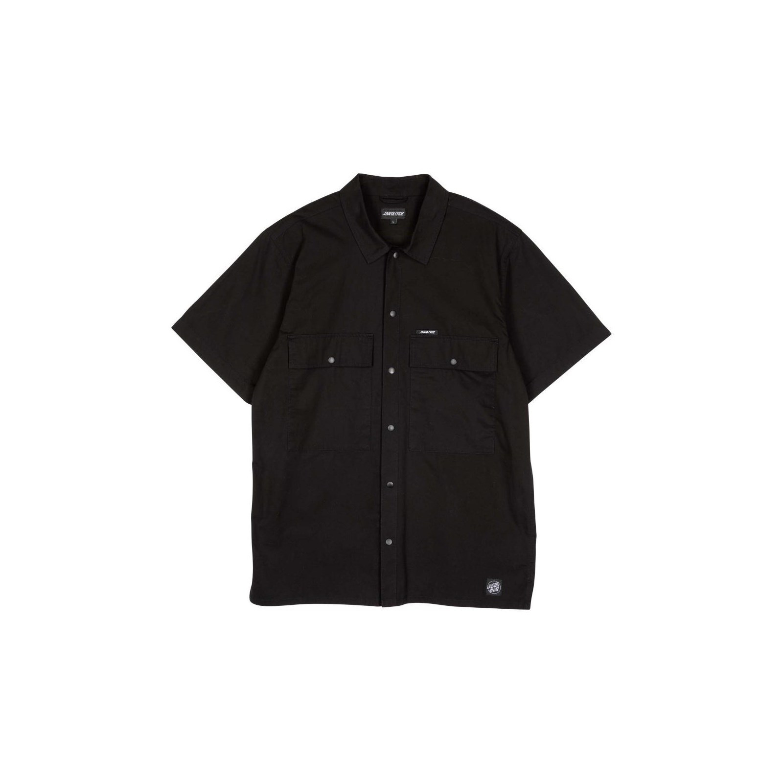 košile SANTA CRUZ - SS Service Shirt Black (BLACK)