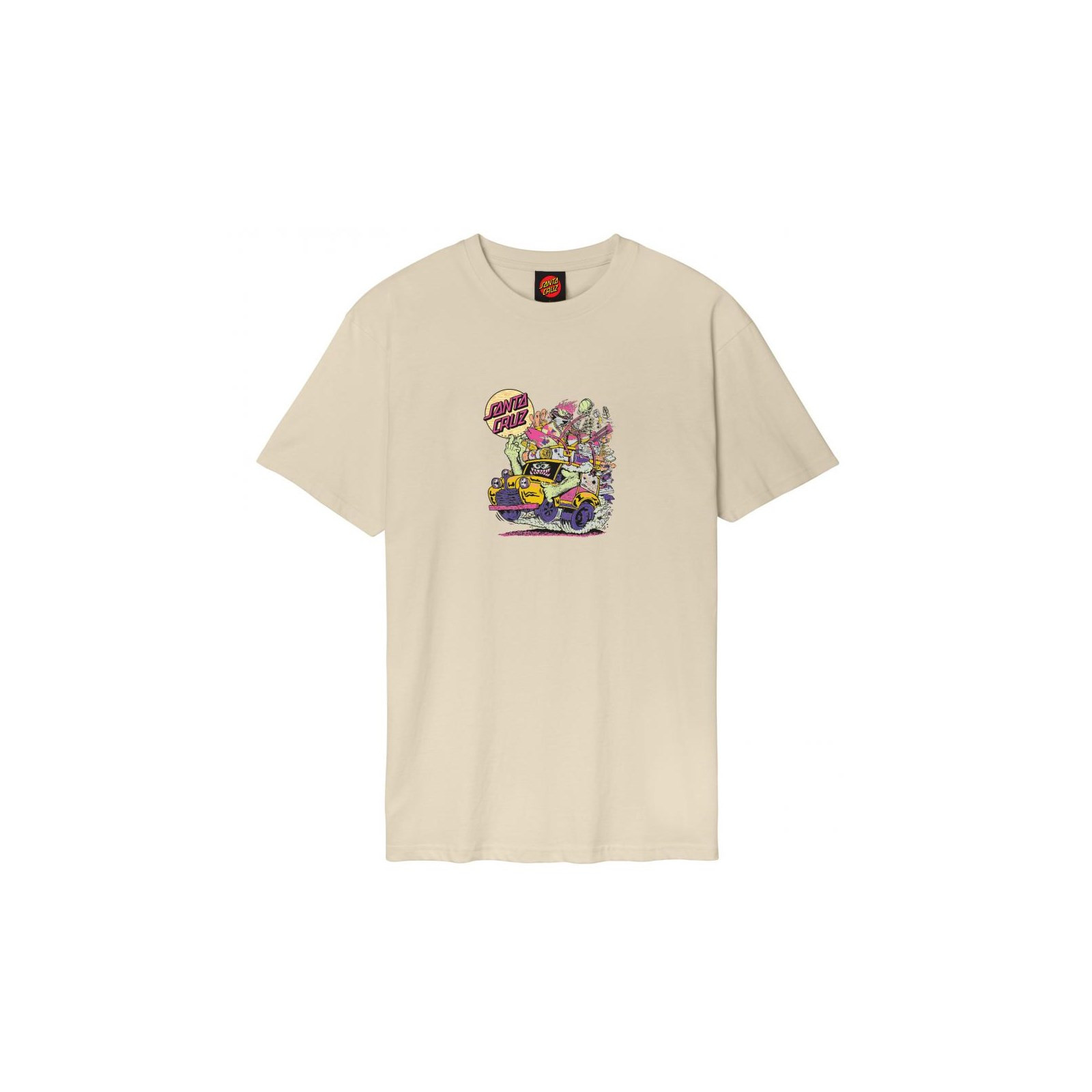 triko SANTA CRUZ - Johnson Beast Wagon T-Shirt Blond Wood (BLOND WOOD)